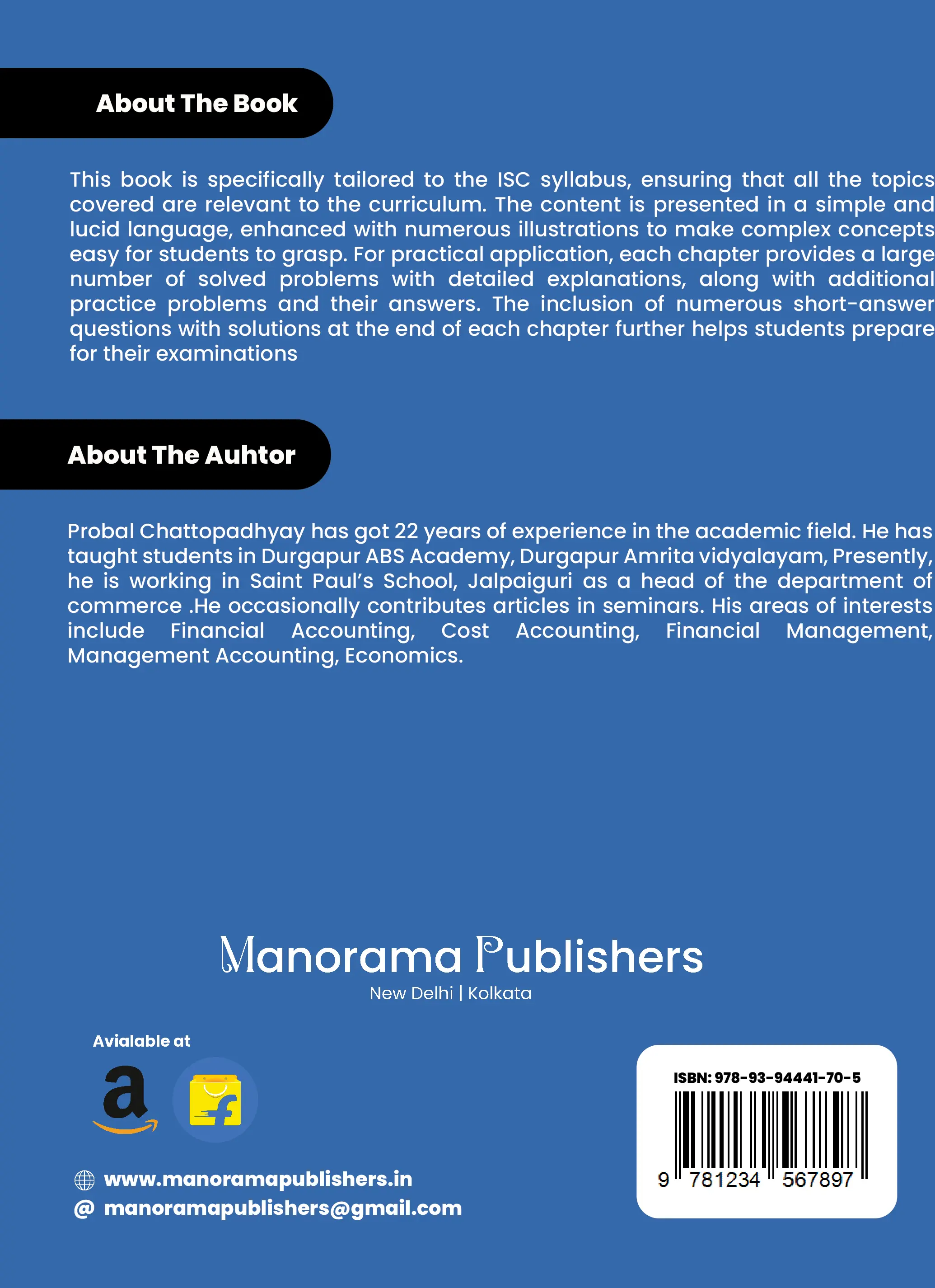 Probal Chattopadhyay's ISC Accountancy (Section-C) Standard-XII image no. 2